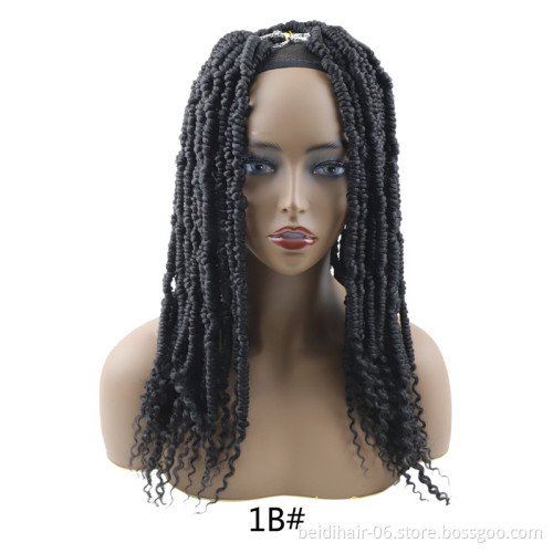 Bomb passion twist crochet hair, pre-twisted crochet braids, mini twist bounce passion twist spring twists